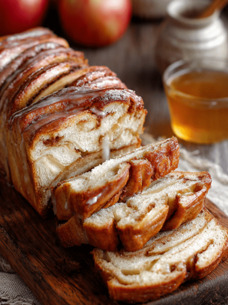 apple cinnamon babka bread recipe loaf fresh baked
