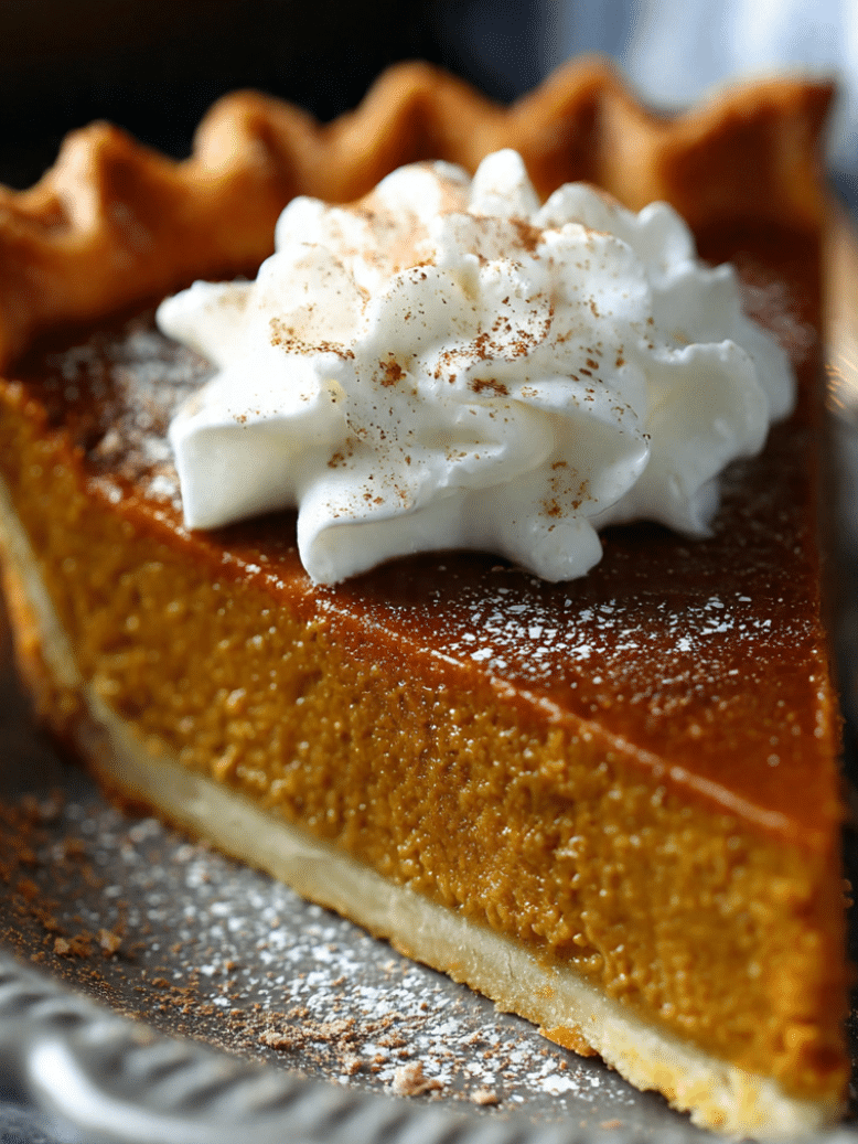 Libby’s Classic Pumpkin Pie Recipe baked in traditional pie crust