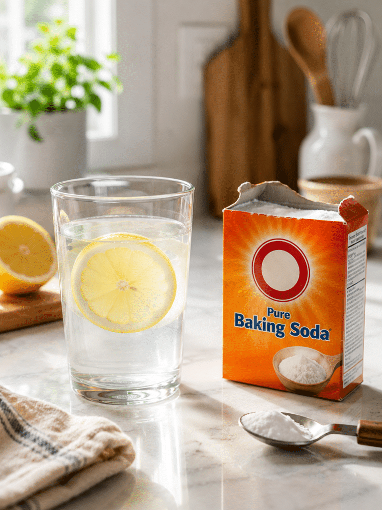oprah baking soda recipe fact-check with lemon water and baking soda